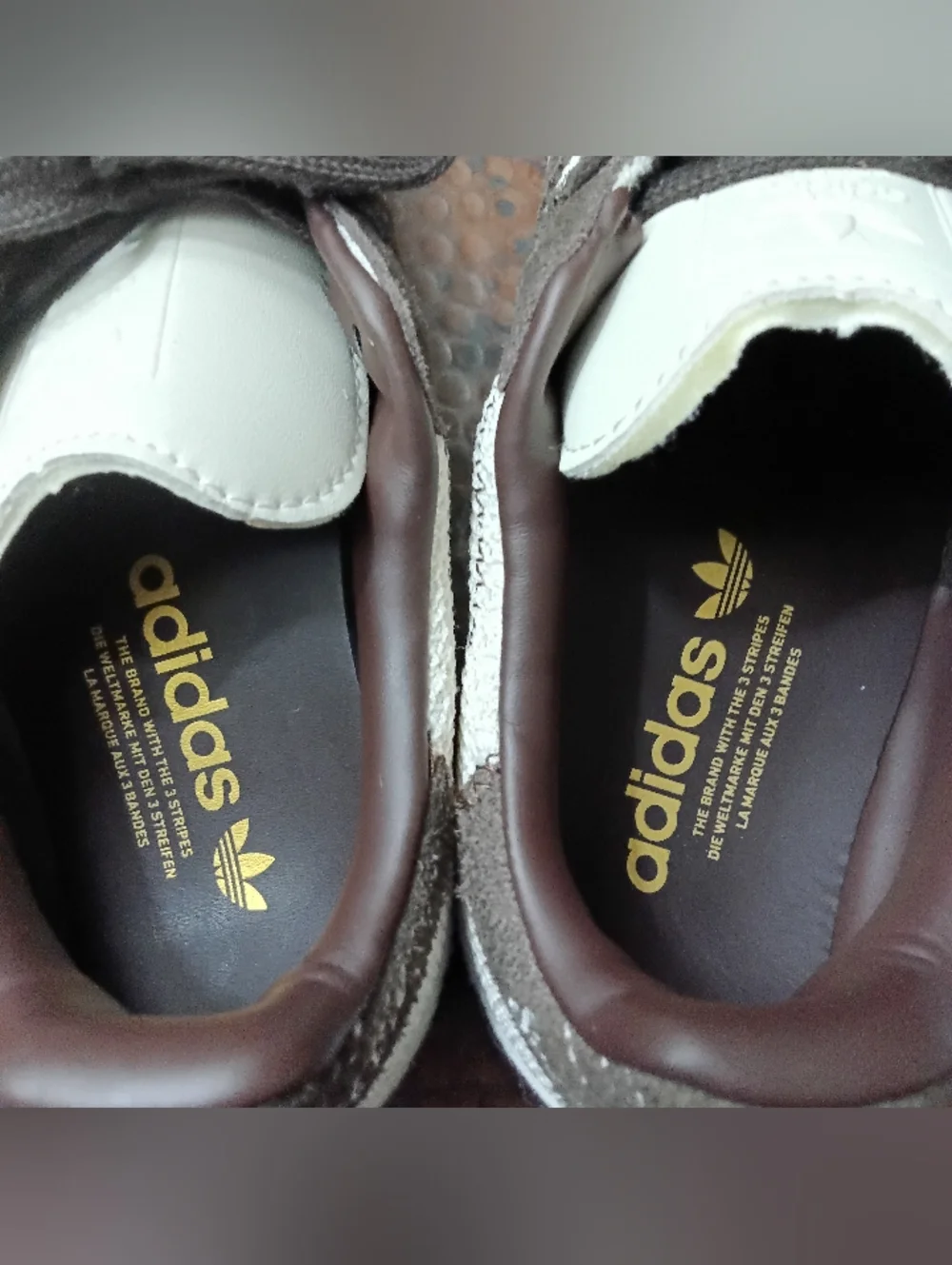 adidas Notitle x Samba Og Sz. 6.5 Brown Cow Print Unisex Sneakers - Picture 12 of 16